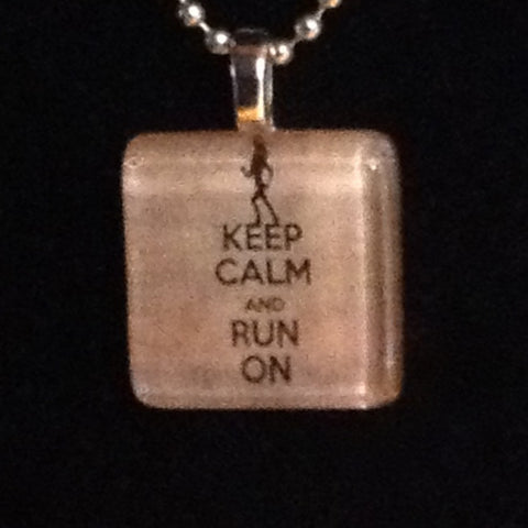 keep calm and run on