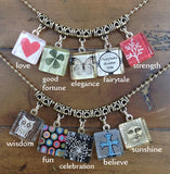 INSPIRE teeny-tiny charms